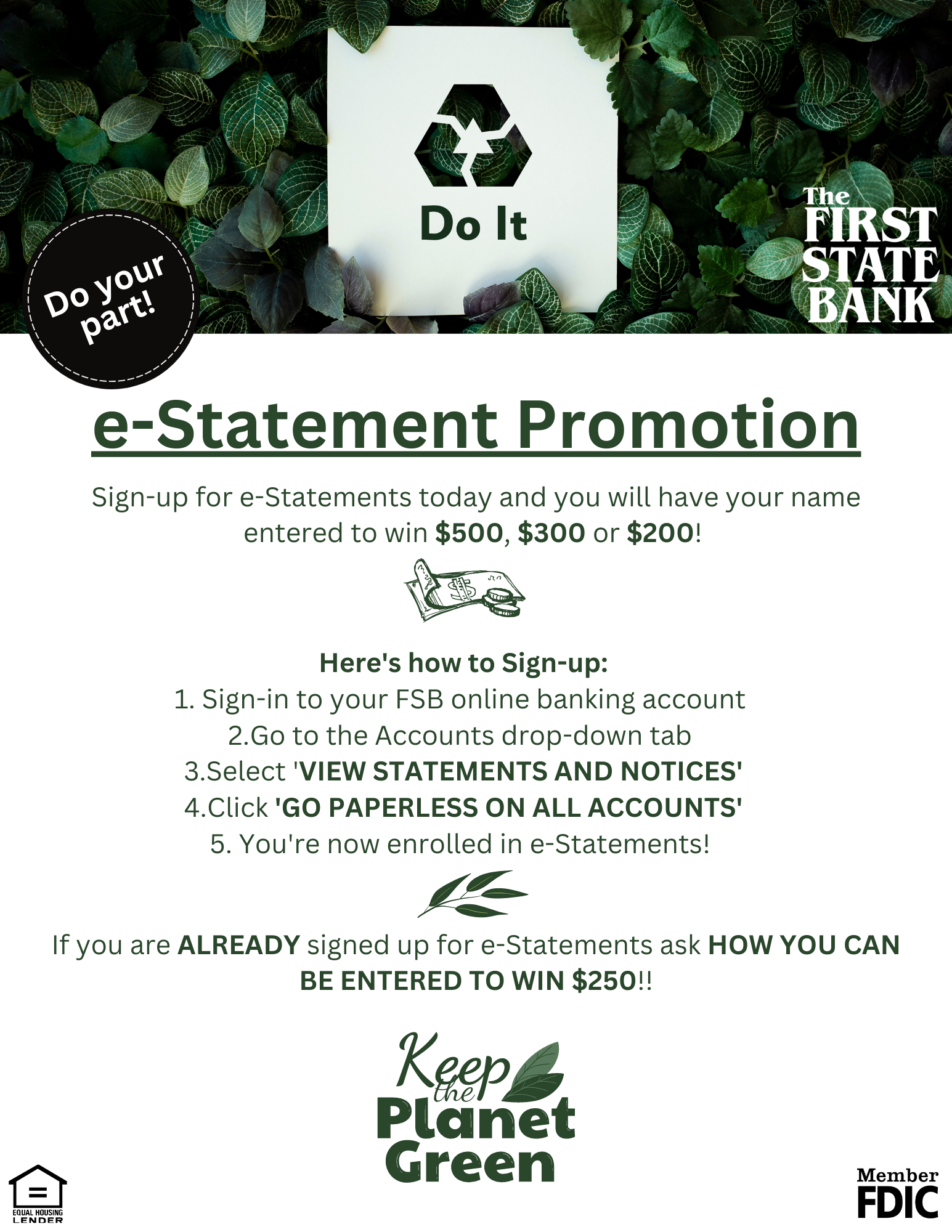 E-statement Promo