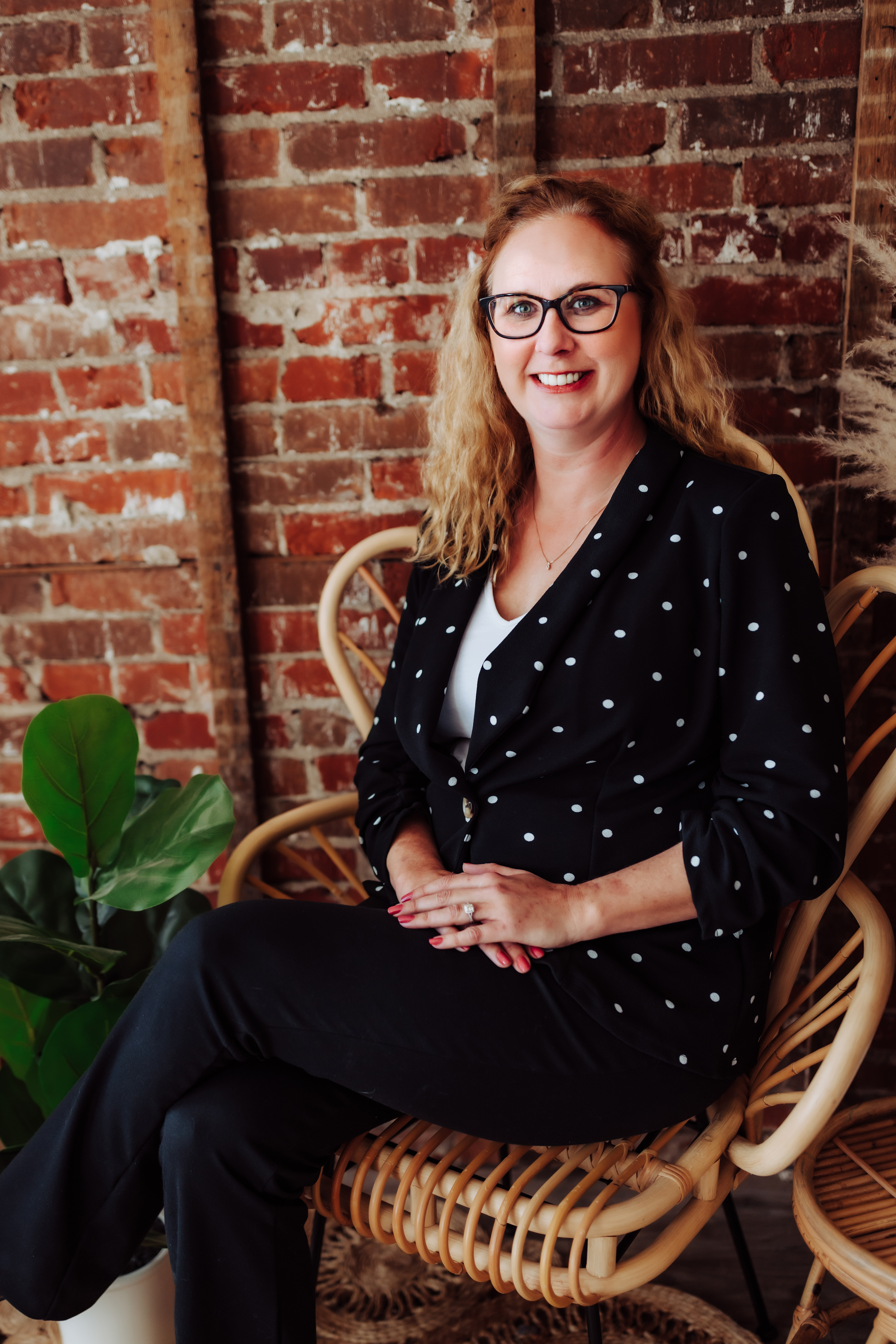 woman sitting in chair